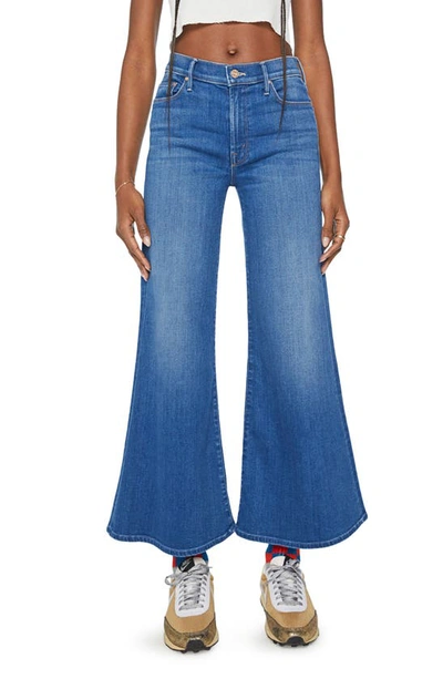 Mother The Twister Ankle Flare Jeans In Blue