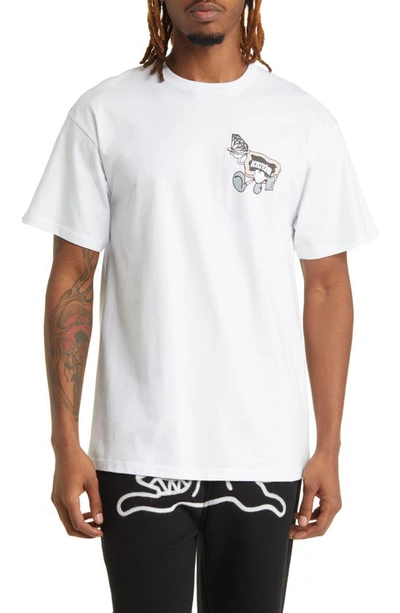 Icecream Garçon Means Boy Graphic T-shirt In White