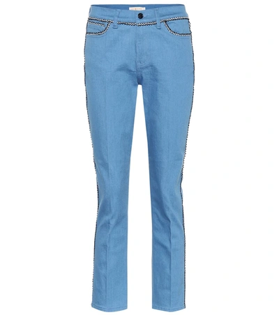 Tory Burch Jodie Jeans In Blue