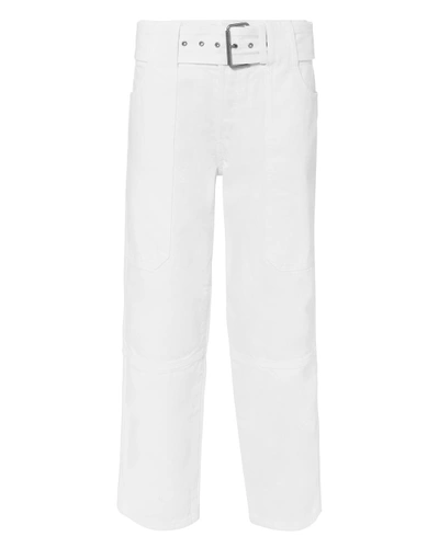 Pswl Utility White Jeans