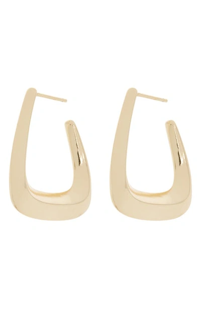 Area Stars Squared Hoop Earrings In Gold