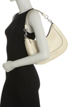 Marc Jacobs Leather Hobo Bag In Marshmallow