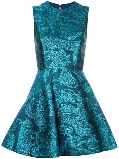 slim fit dress slacks QUELLA Fit and Flare 3/4 Sleeves Fit and flared Print Dress Elana Katt –  Alice Becker Inc