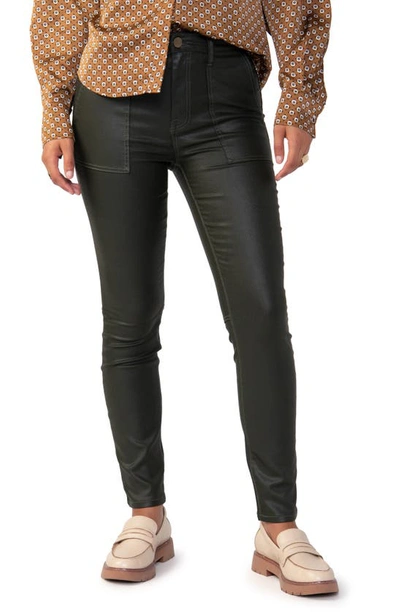 Sanctuary Hayden Ankle Skinny Pants In Olive Oil