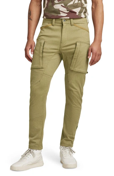 G-star 3d Zip Pocket Skinny Cargo Pants In Army Green Heather