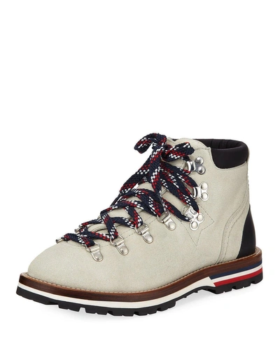 Moncler Blanche Scarpa Lace-up Boots, White