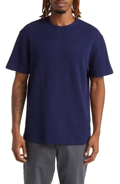Saturdays Surf Nyc Relaxed Waffle T-shirt In Ocean
