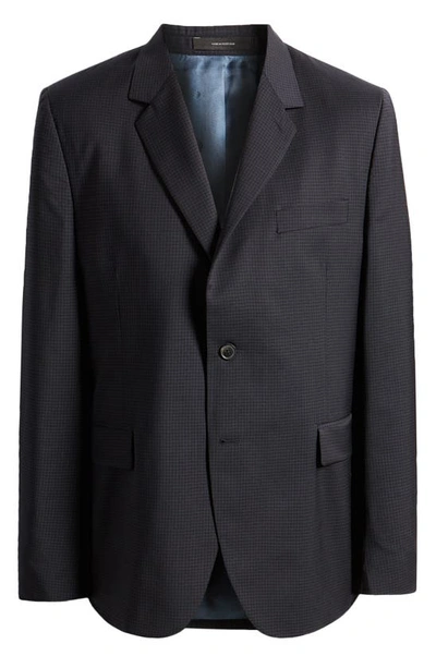 Paul Smith Wool Sport Coat In Dark Navy