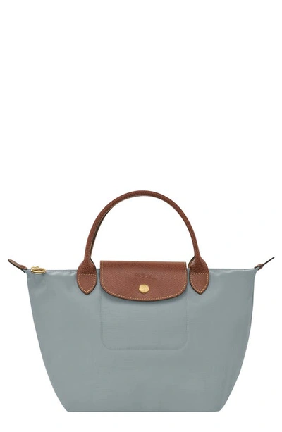 Longchamp 'mini Le Pliage' Handbag In Steel