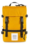 Topo Designs Rover Water Resistant Mini Backpack In Mustard/ Mustard