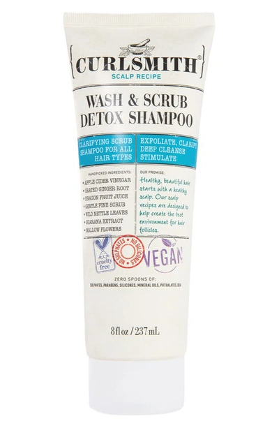 Curlsmith Wash & Scrub Detox Shampoo, 8 oz