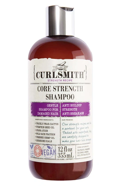 Curlsmith Core Strength Shampoo, 12 oz In White
