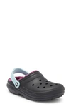 Crocs Classic Lined Clog In Black/ Multi