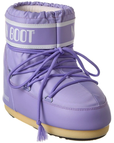Moon Boot Icon Low Nylon Boot In Purple