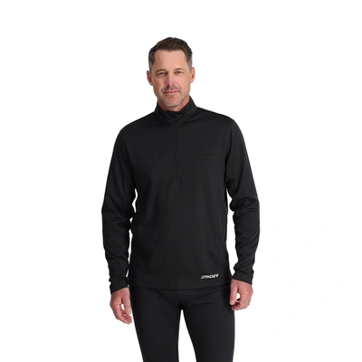 Spyder Mens Charger 1/2 Zip - Black