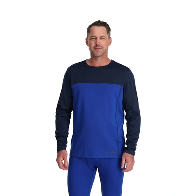 Spyder Mens Charger Crew - Electric Blue