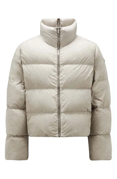 Rick Owens X Moncler Cyclopic Gradient Puffer Jacket In 28d Acid Degrade