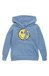 Play Six Kids' Cotton French Terry Hoodie In Spring Indigo