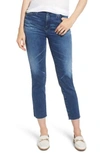 Ag The Isabelle High Waist Ankle Straight Leg Jeans In 11 Years Contemplate