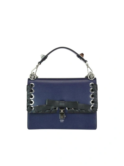 Fendi Kan I Shoulder Bag In 3qa Blueberry