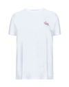 Miu Miu Love Embroidery T-shirt In White