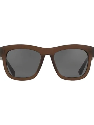 Linda Farrow 3.1 Phillip Lim 6 C16 D-frame Sunglasses In Brown