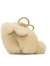 Loewe Bunny Keyring In White