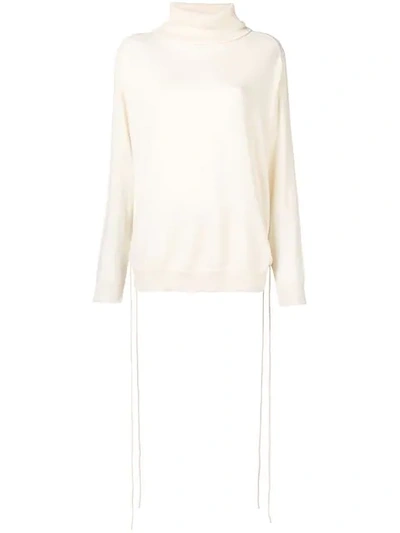 P.a.r.o.s.h Turtleneck Jumper In Neutrals