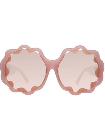 Linda Farrow Markus Lupfer Special Sunglasses In Pink