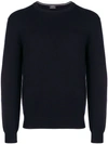 Ermenegildo Zegna Loose Fitted Sweater In Black