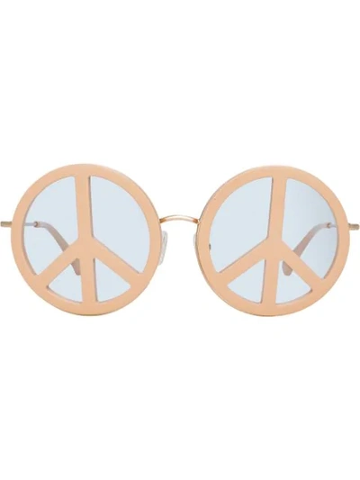 Linda Farrow Yazbukey 8 C3 Special Sunglasses In Neutrals