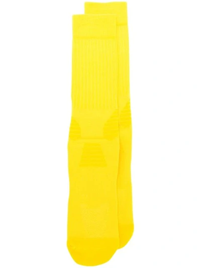 Y-3 Logo Socks - Yellow