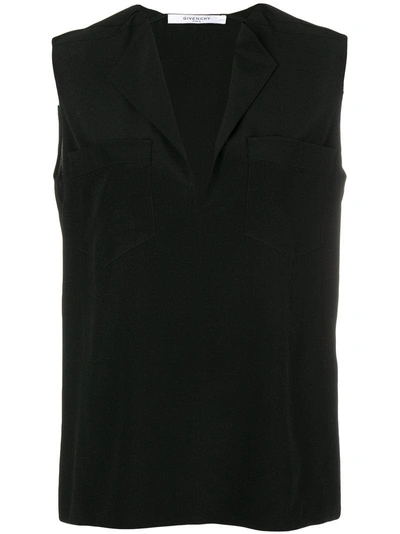 Givenchy Sleeveless Top In Black