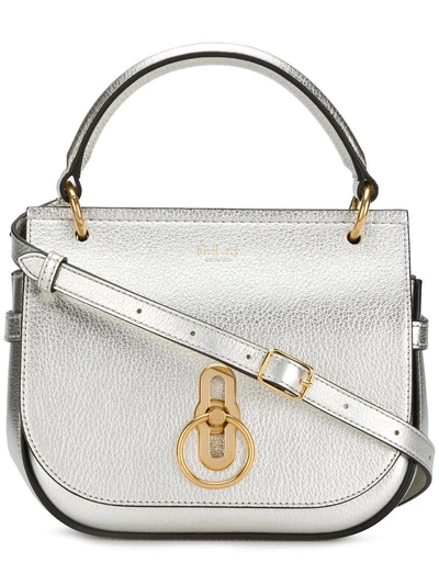 Mulberry Small Amberley Satchel In Grey