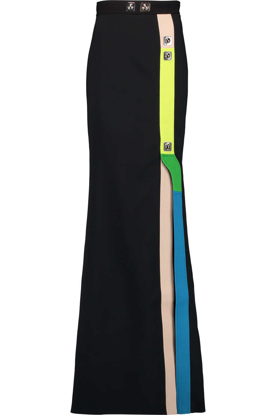 Peter Pilotto Paneled Embellished Crepe Maxi Skirt | ModeSens