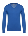 Cruciani Sweaters In Bright Blue
