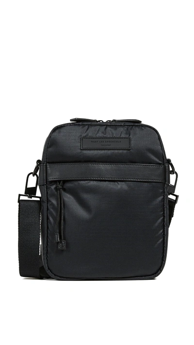 Want Les Essentiels De La Vie Bryce Cross Body Messenger Bag In Black
