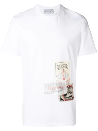 Martine Rose Patch Cotton T-shirt In White