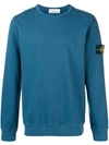 Stone Island Logo Sleeve Sweatshirt - Blue