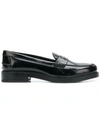 Tod's Patent Moccasins In Black