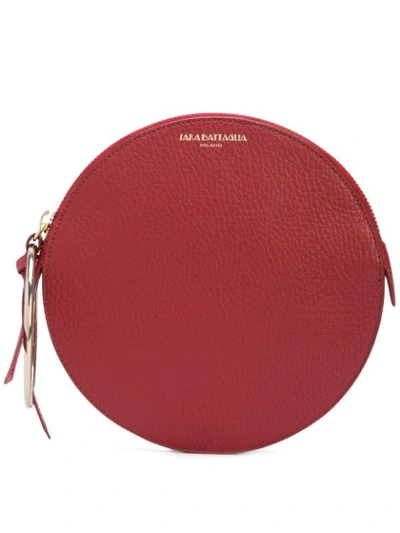 Sara Battaglia Dark Red Bracelet Bag