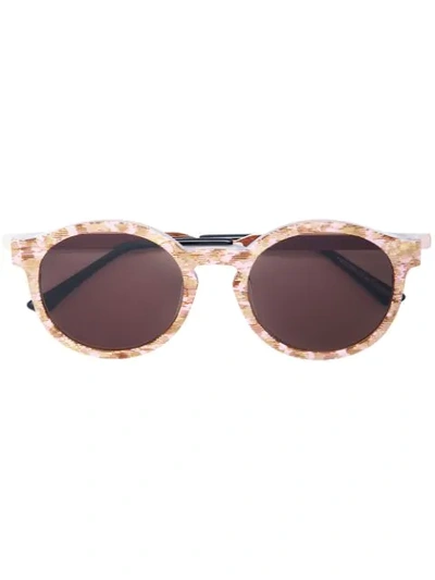 Thierry Lasry Silenty Round Frame Sunglasses In Pink