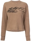 Yeezy Season 6 Printed Thermal Sweater In Brown