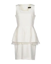 Alessandro Dell'acqua Short Dress In White