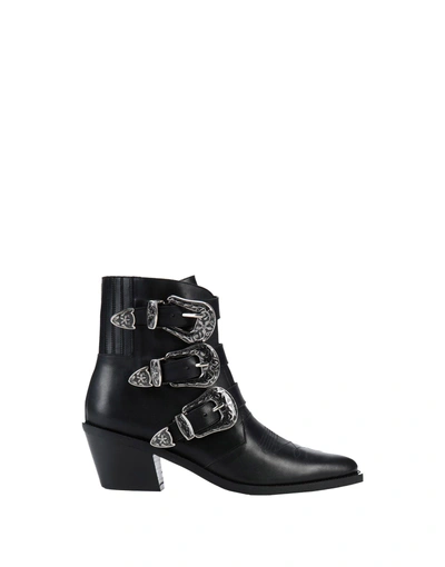 Marc Ellis Ankle Boots In Black