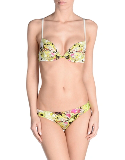Roberto Cavalli Beachwear Bikini In Yellow
