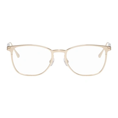 Tom Ford Gold Titanium Tf-5483 Glasses In 028