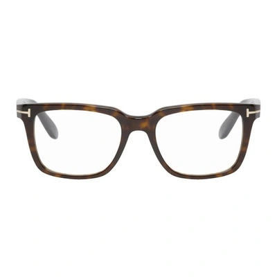 Tom Ford Tortoiseshell Tf-5304 Glasses In 052