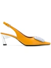 Marni Padded Tongue Pumps - Orange