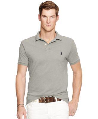 Polo Ralph Lauren Men's Slim-fit Cotton Mesh Polo Shirt In Adver ...